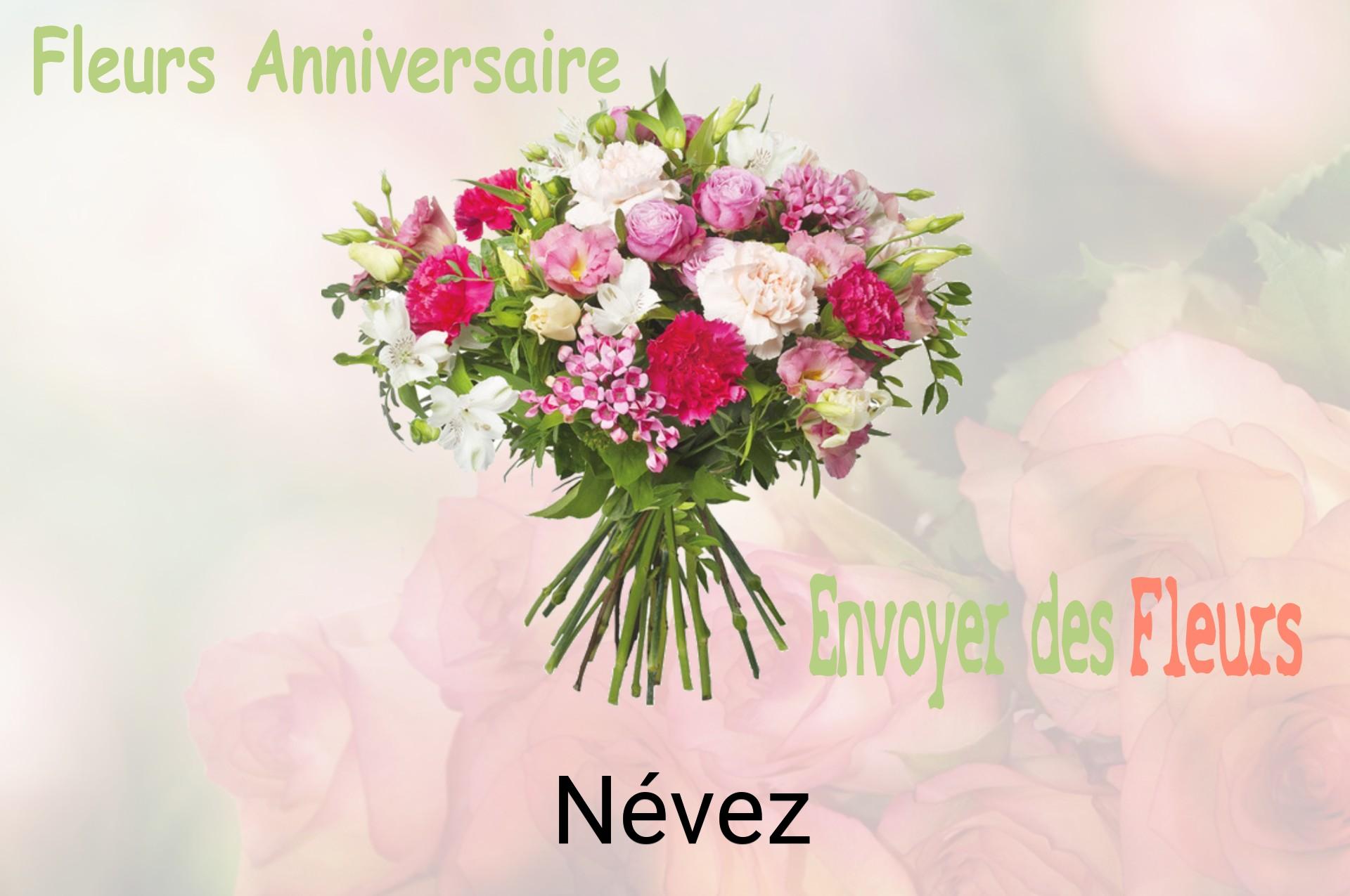 Bouquet de fleurs d’anniversaire livré à Névez